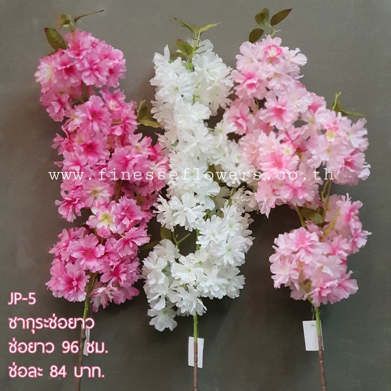 ซากุระมีใบ (JP-5), ซากุระ — กิ่งทอดยาวประดับดอกเล็กๆ ให้อารมณ์เบาและพลิ้ว