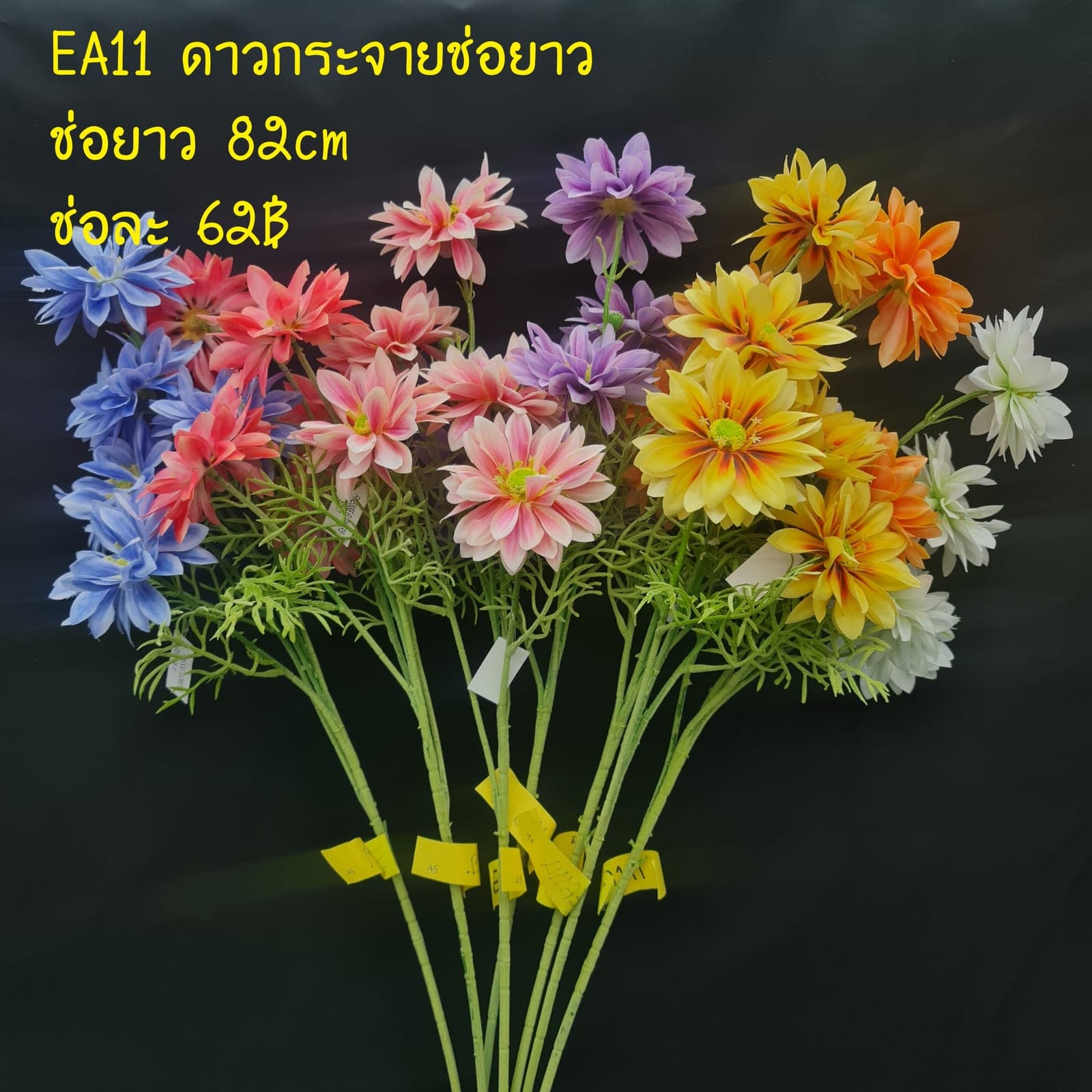 ดาวกระจายช่อยาว (EA11), ดอกไม้ทุ่งหญ้า — ก้านบางและกลีบบาง ให้อารมณ์ทุ่งหญ้าพลิ้ว