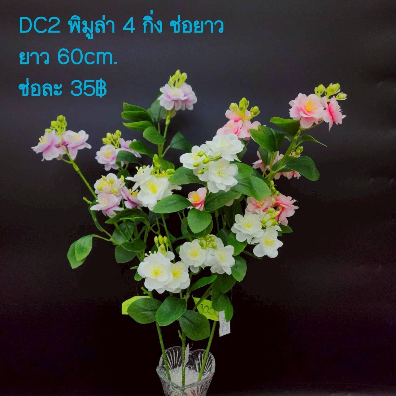 พิมูล่า 4กิ่ง (DC02), เดซี่ 4 กิ่ง — ดอกเล็กเป็นมิตร ใช้แทรกจังหวะให้ช่อดูเบาขึ้น