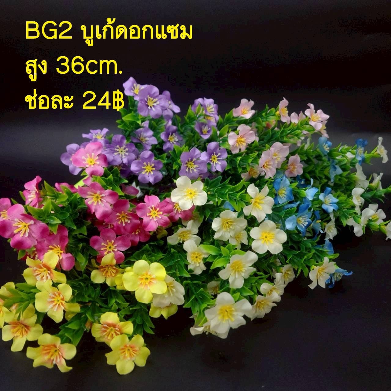 บูเก้ดอกแซม (BG02), บูเก้แซม — ช่วยถักโครงให้บูเก้ลอยและพริ้ว