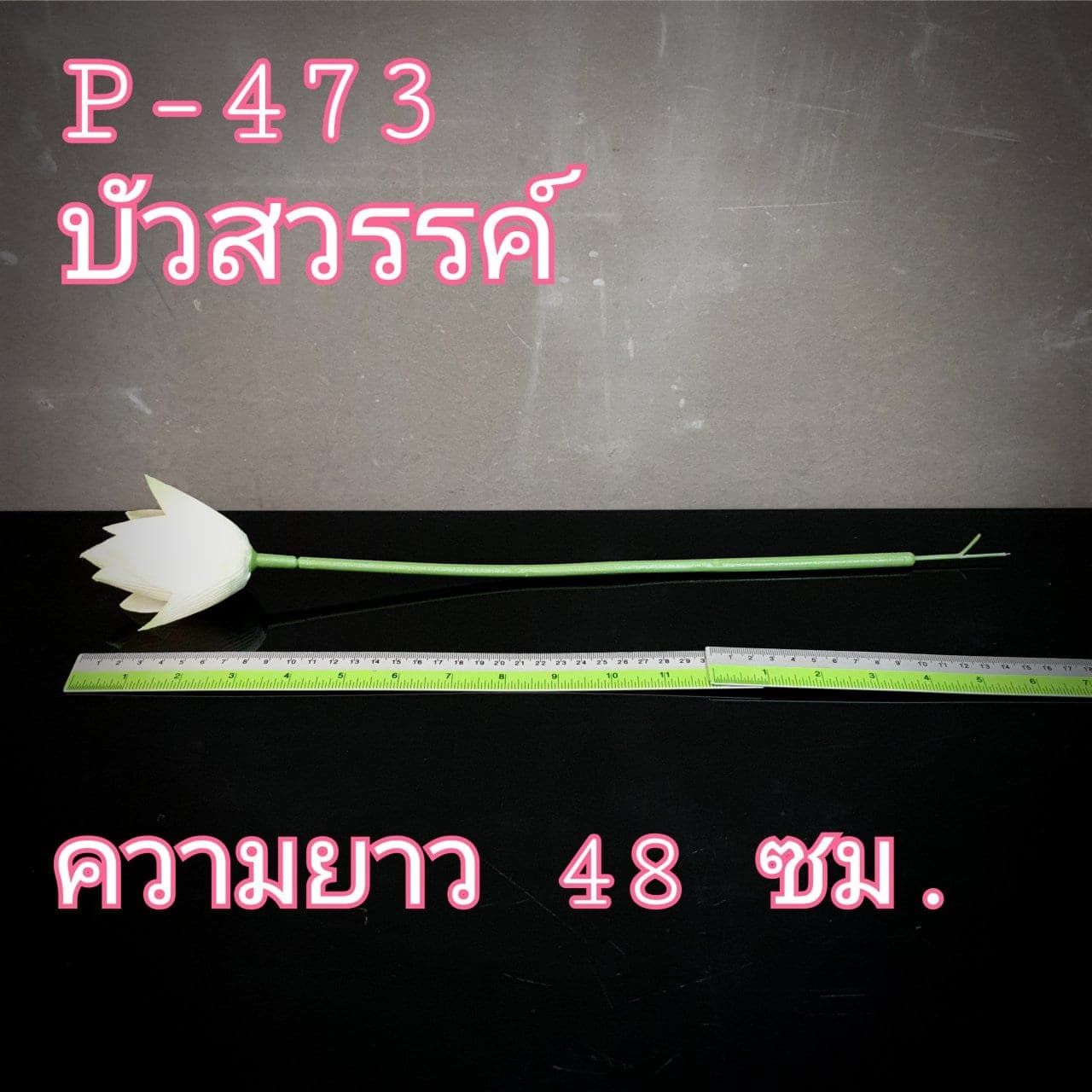 บัวสวรรค์ (P473), บัว — ฟอร์มเปิดและกลีบนุ่ม ให้จังหวะนิ่งและสมดุล